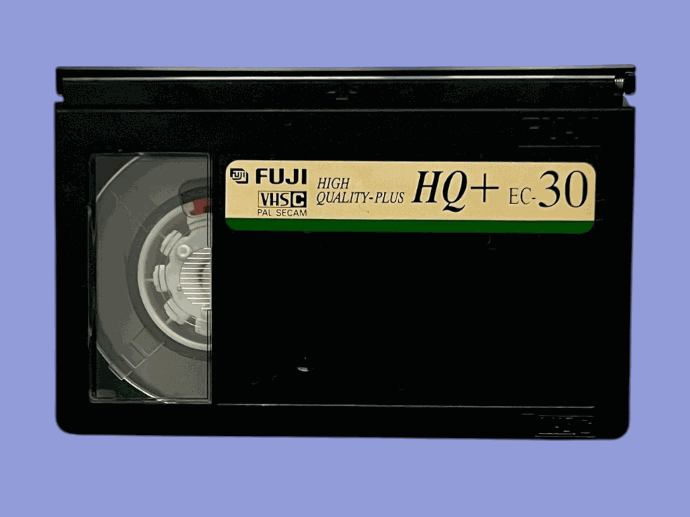 VHS-C, S-VHS-C Kassetten Digitalisieren VHS-C Musterkassette Fuji