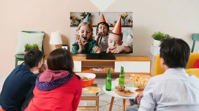 Wählen Sie Ihre gewünschte Pixel-Auflösung Familie sieht sich die digitalisierten Dias und Fotos am TV Bildschirm an
