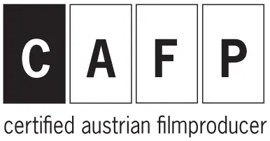 Wir sind Certified Austrian Filmproducer Logo CAFP Certified austrian filmproducer