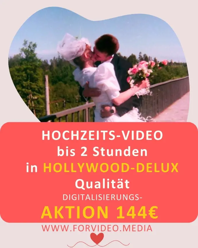 E-120 VHS - HOT-DEAL - Hochzeitsvideo Deluxe